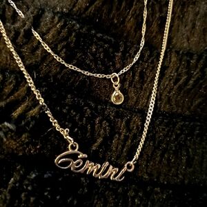 Gemini Double Layered Necklace